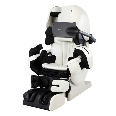 El Robo - Familia Inada Therapina Robo HCP-LPN30000-sillón-masaje-cuero-artificial-blanco-sillón-masaje Mundo