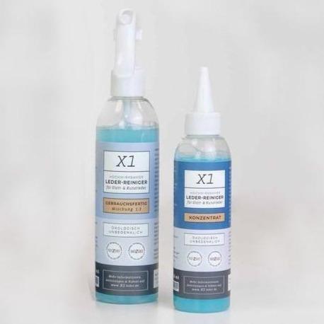 X1 Limpiador de manchas para el cuidado del cuero auténtico y de imitación-400 ml-Massage Chair World